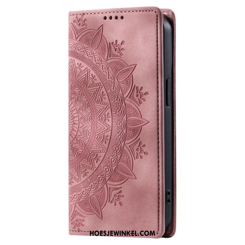 Folio-hoesje Xiaomi Redmi Note 15 Pro Plus 5g Telefoonhoesje Mandala Suède-effect