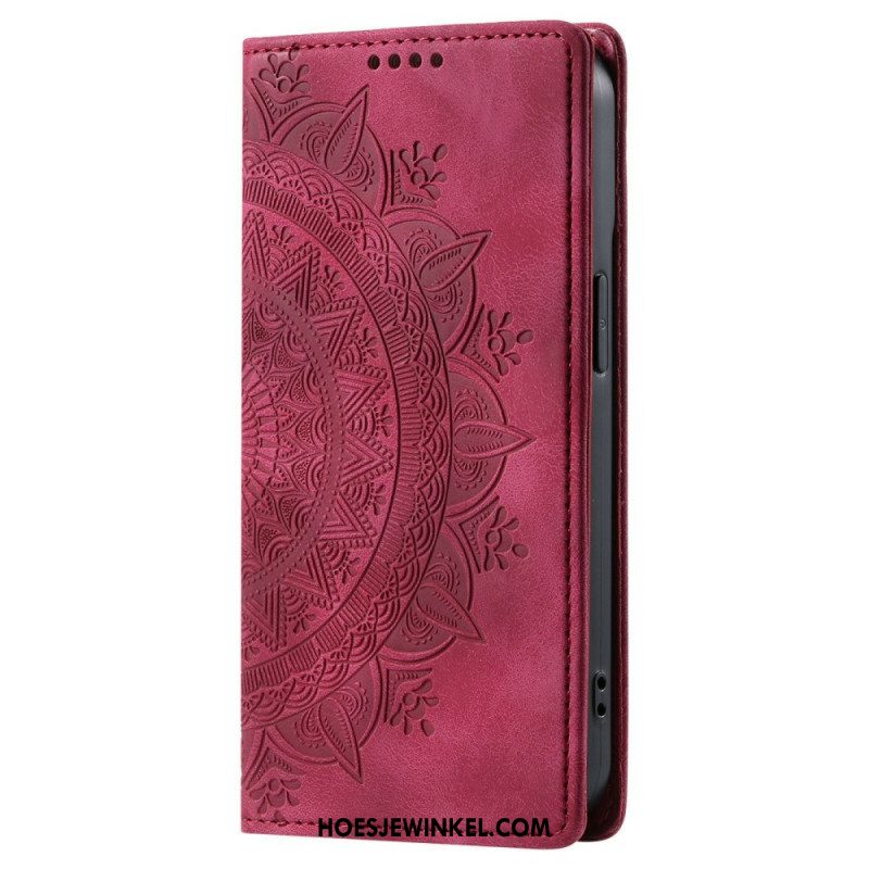 Folio-hoesje Xiaomi Redmi Note 15 Pro Plus 5g Telefoonhoesje Mandala Suède-effect
