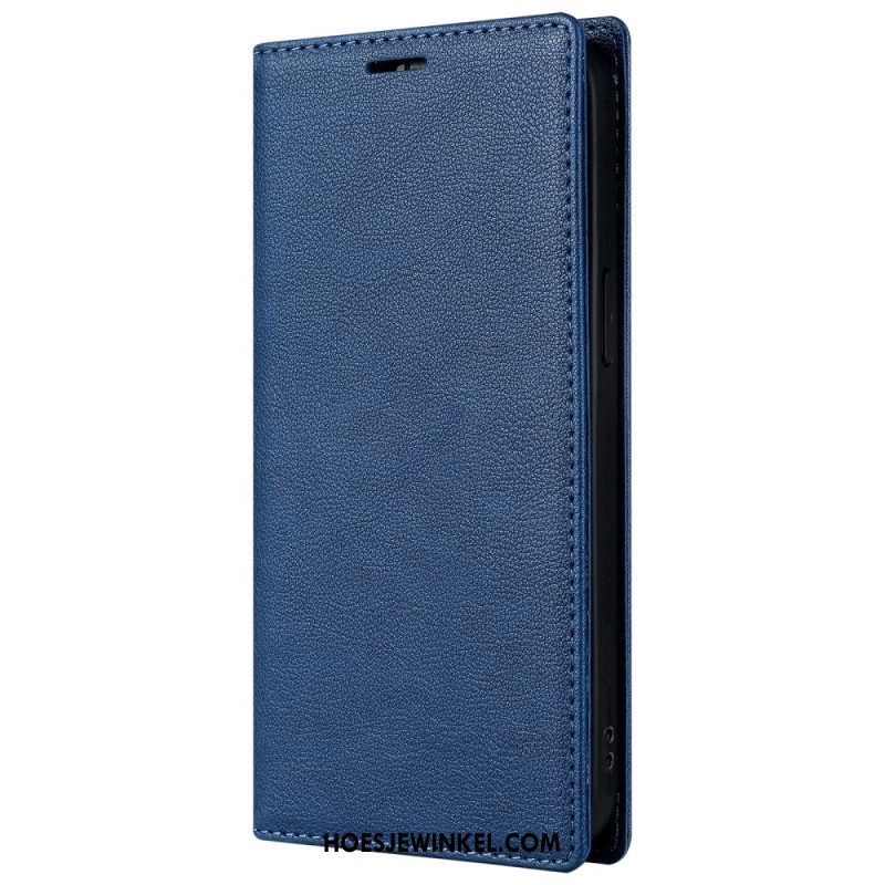 Folio-hoesje iPhone 16 Pro Telefoonhoesje Ledereffect