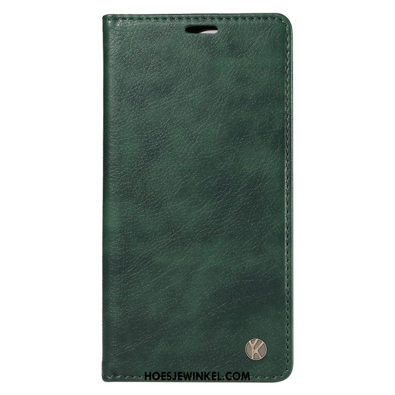 Folio-hoesje iPhone 16 Telefoonhoesje Vintage Yikatu