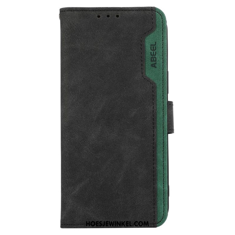 Folio-hoesje iPhone 16 Tweekleurig Abeel