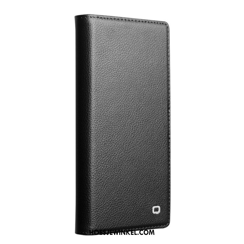 Folio-hoesje iPhone 17 Magsafe Afneembare Premium Leren Hoes