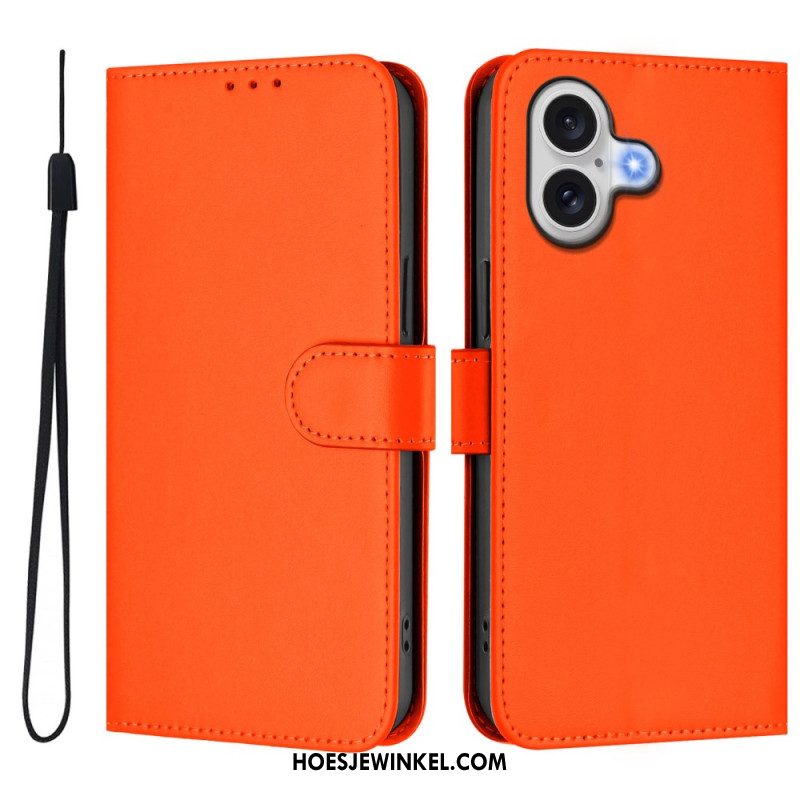 Folio-hoesje iPhone 17 Monochroom