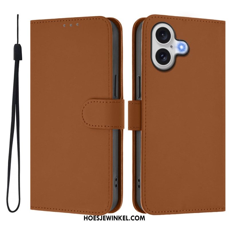 Folio-hoesje iPhone 17 Monochroom