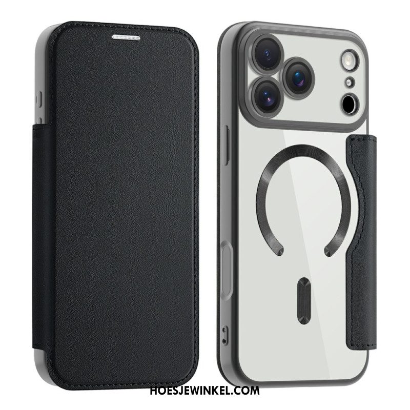 Folio-hoesje iPhone 17 Pro Magsafe-compatibel Met Rfid-blokkering