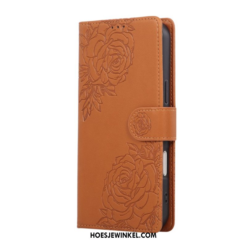 Folio-hoesje iPhone 17 Pro Max Bloemenprint