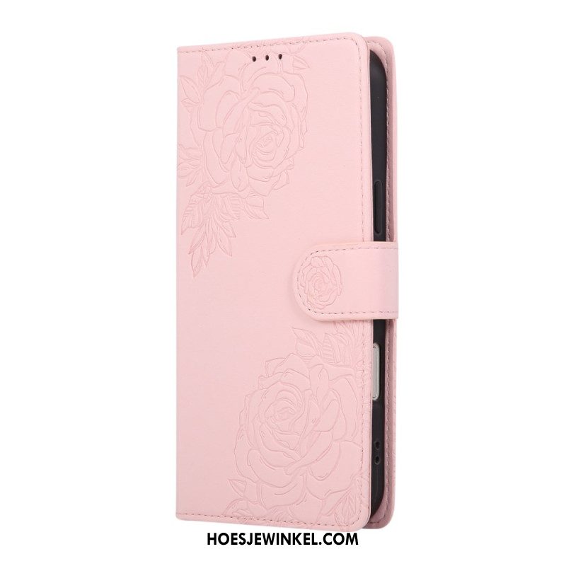 Folio-hoesje iPhone 17 Pro Max Bloemenprint