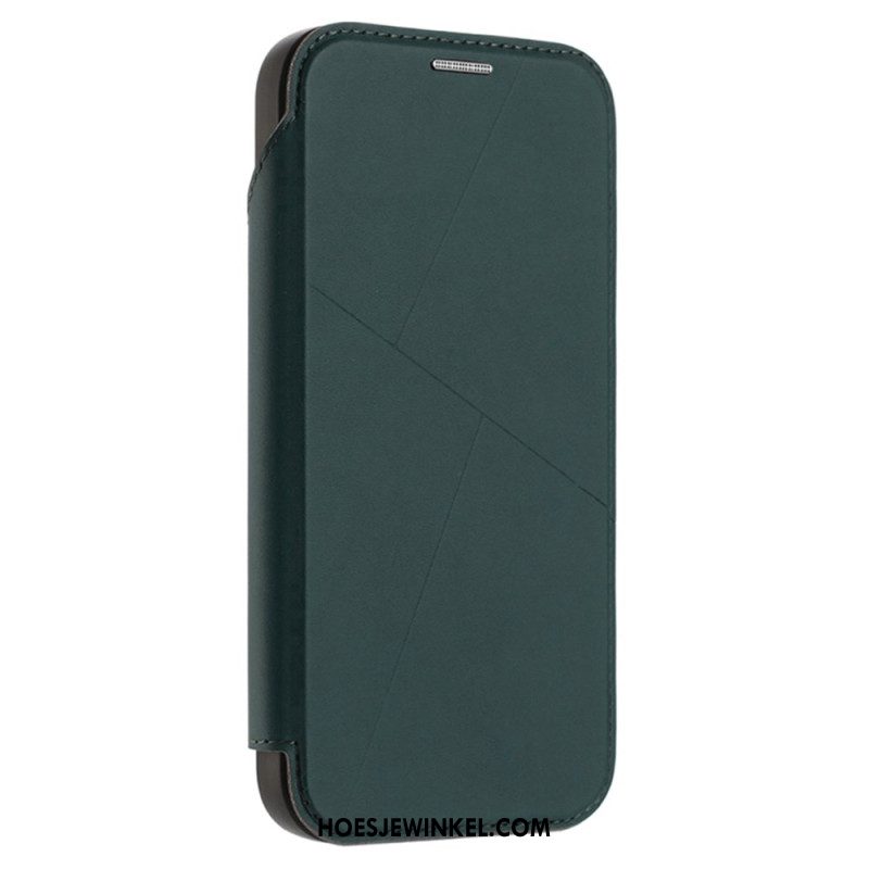 Folio-hoesje iPhone 17 Pro Max Magnetische Sluiting En Kaarthouder