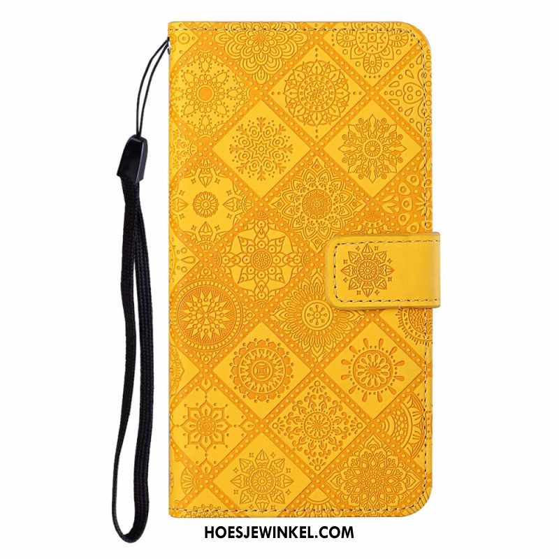 Folio-hoesje iPhone 17 Pro Max Telefoonhoesje Patchwork