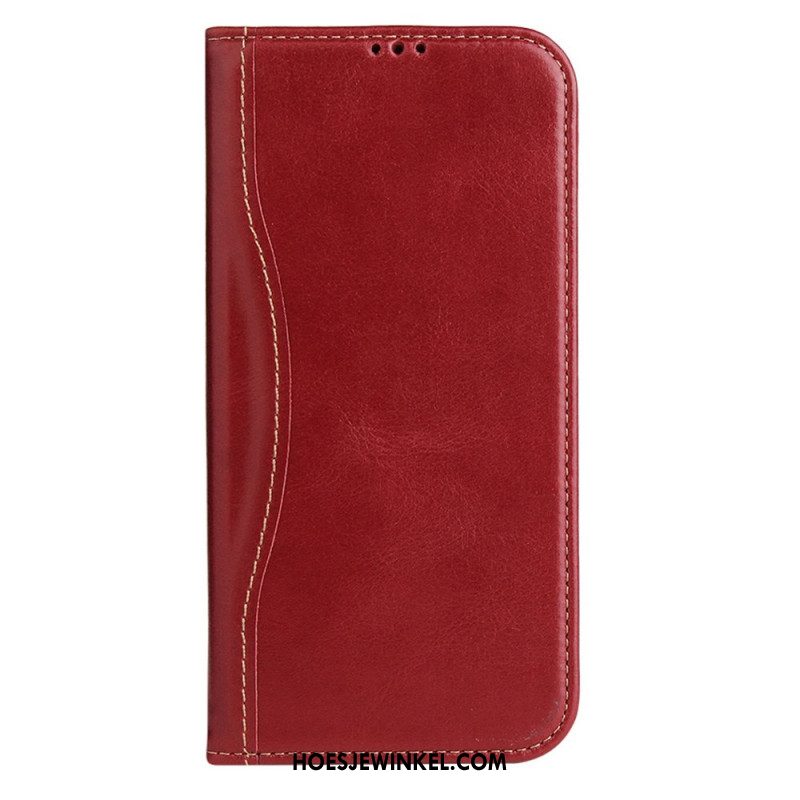 Folio-hoesje iPhone 17 Pro Premium Leerdesign