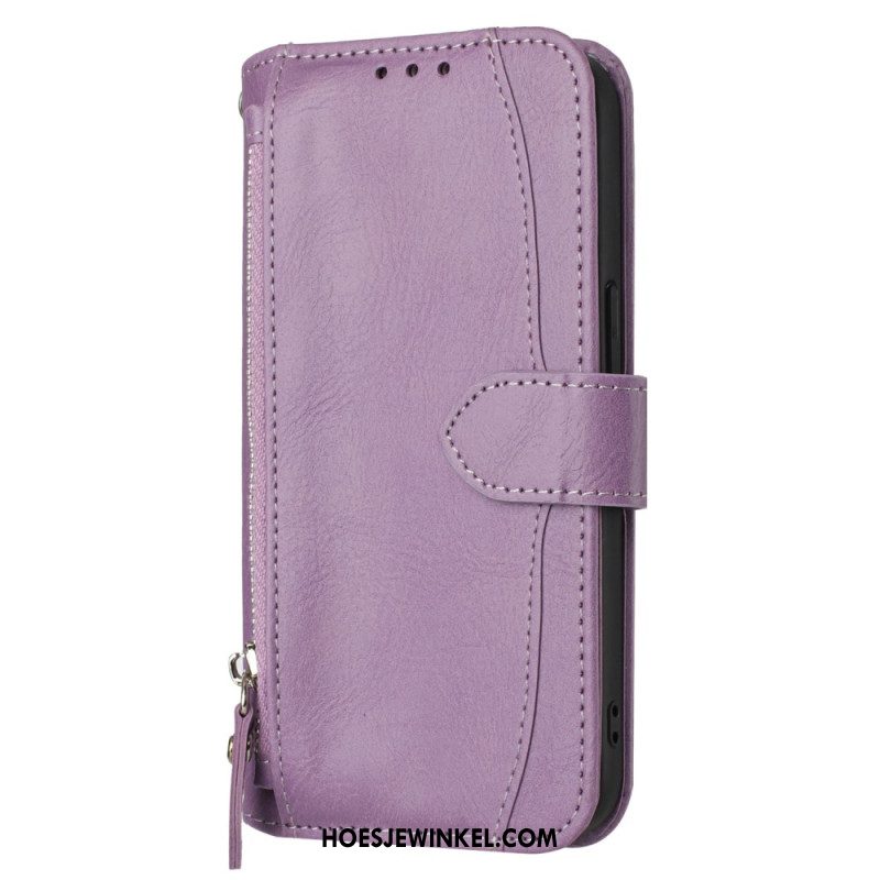 Folio-hoesje iPhone 17 Pro Telefoonhoesje Retro Bandje