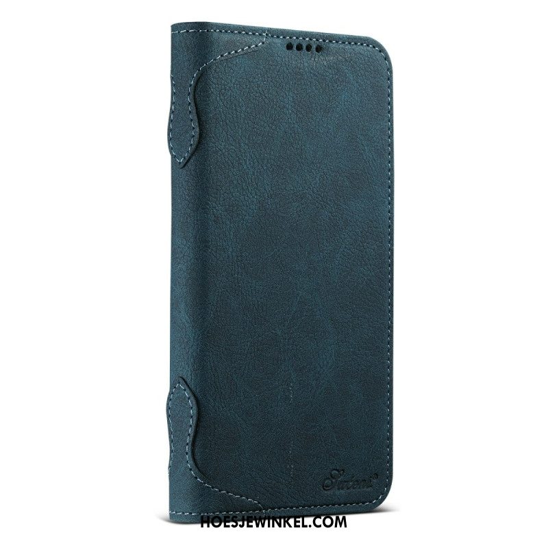 Folio-hoesje iPhone 17 Telefoonhoesje Magsafe-compatibel Premium Retro