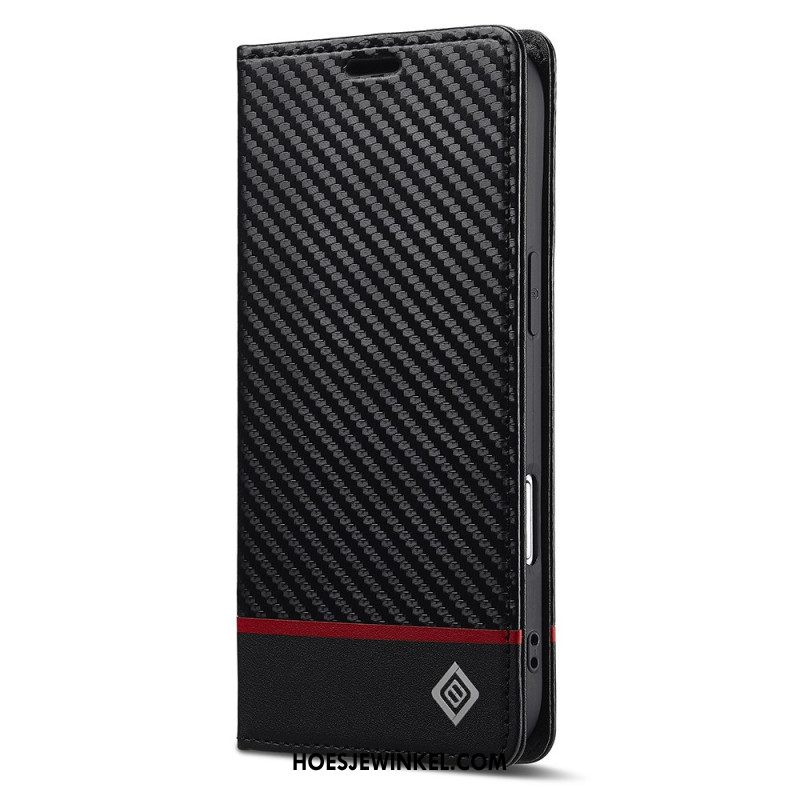 Folio-hoesje iPhone Air Koolstofvezel Lc.imeeke