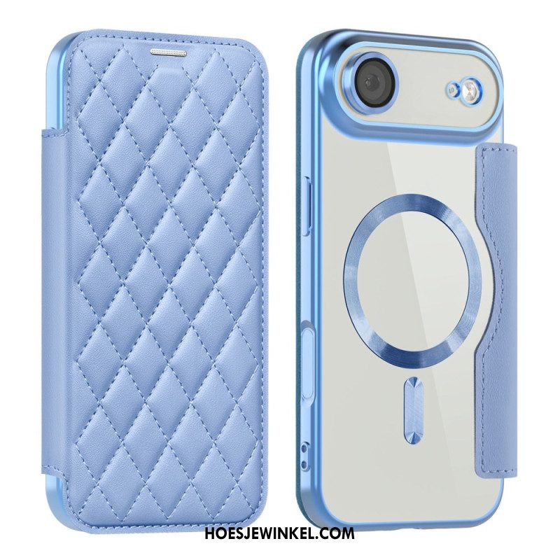 Folio-hoesje iPhone Air Magsafe-compatibel Gewatteerd Bescherming Hoesje