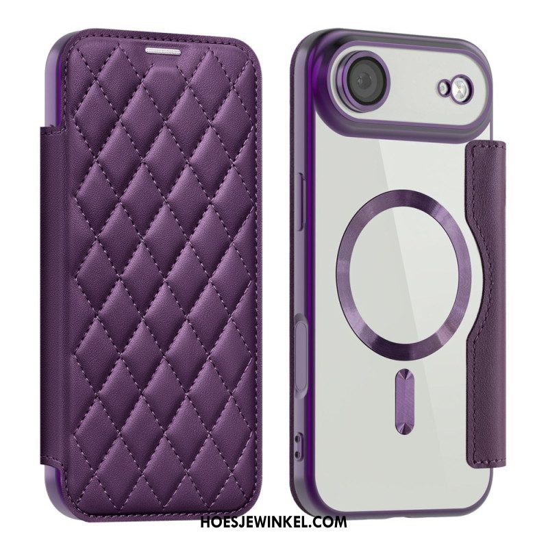 Folio-hoesje iPhone Air Magsafe-compatibel Gewatteerd Bescherming Hoesje