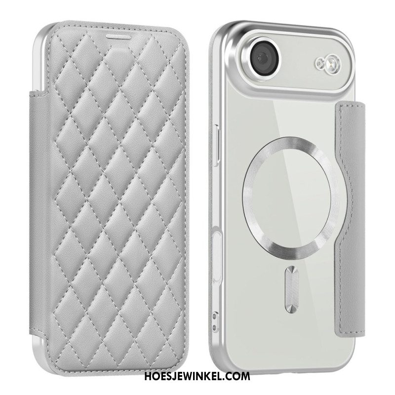 Folio-hoesje iPhone Air Magsafe-compatibel Gewatteerd Bescherming Hoesje