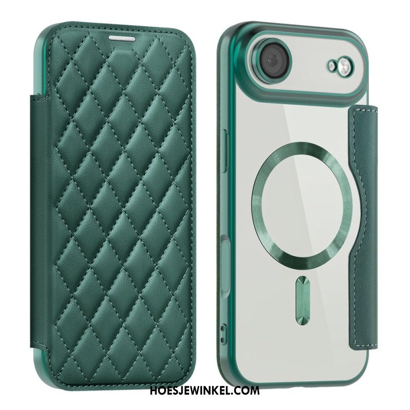 Folio-hoesje iPhone Air Magsafe-compatibel Gewatteerd Bescherming Hoesje