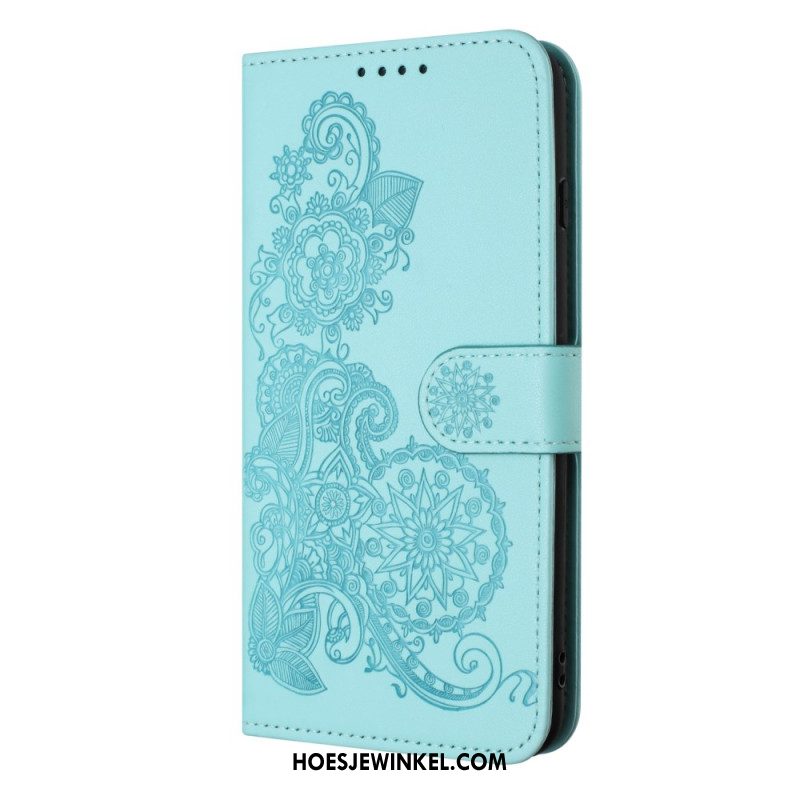 Folio-hoesje iPhone Air Telefoonhoesje Bloemenkant