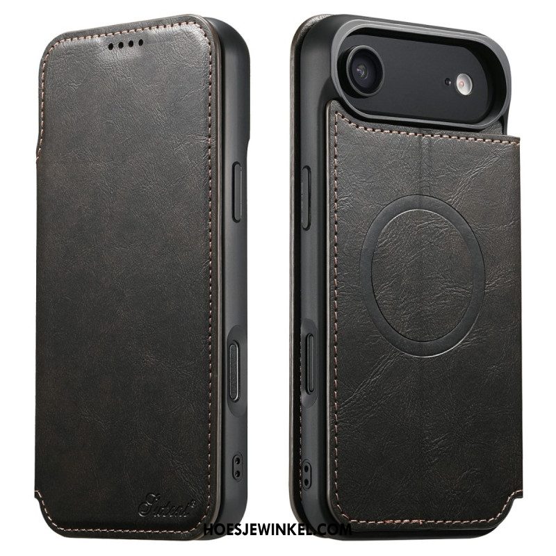 Folio-hoesje iPhone Air Telefoonhoesje Magsafe-compatibel In Vintage Stijl