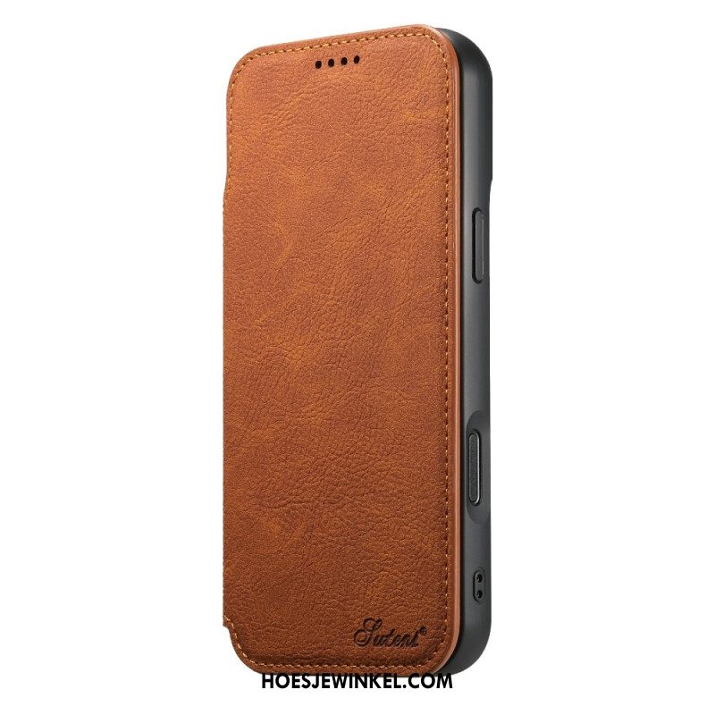 Folio-hoesje iPhone Air Ultradunne Magsafe Suteni Bescherming Hoesje