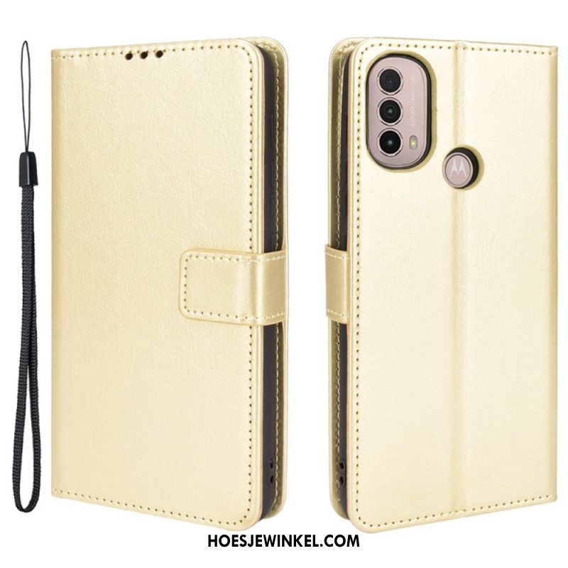 Folio-hoesje voor Moto E40 / E30 / E20 Flitsend Kunstleer