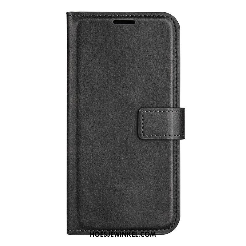 Folio-hoesje voor Moto E40 / E30 / E20 Slank Extreem Leereffect