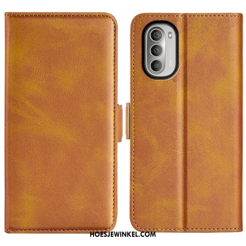 Folio-hoesje voor Moto G51 5G Flip Case Dubbele Klep