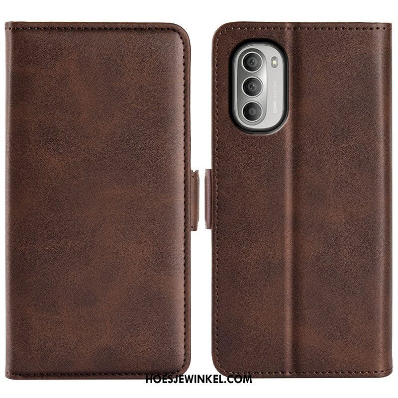 Folio-hoesje voor Moto G51 5G Flip Case Dubbele Klep