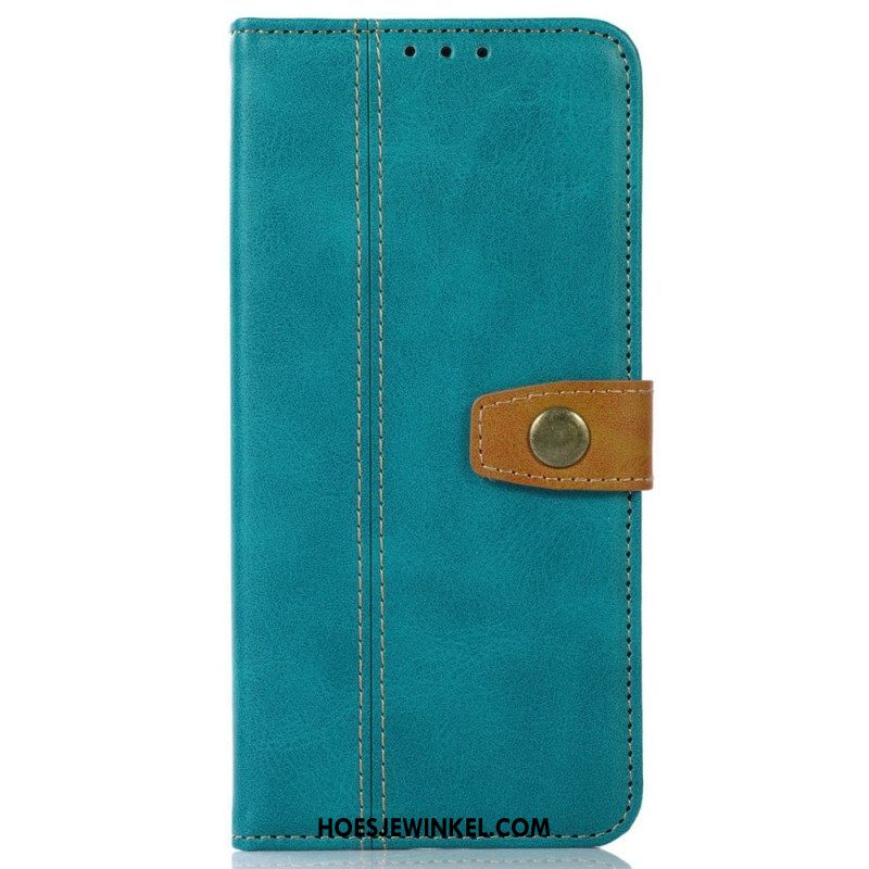 Folio-hoesje voor Moto G73 5G Geweven Band