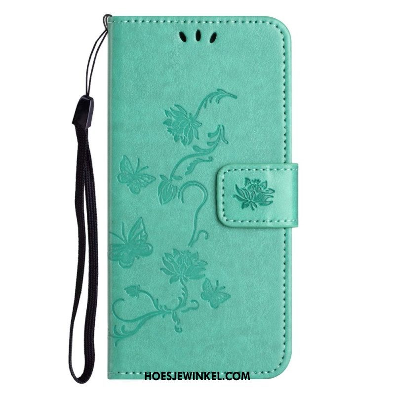 Folio-hoesje voor OnePlus 10T 5G Bloemen