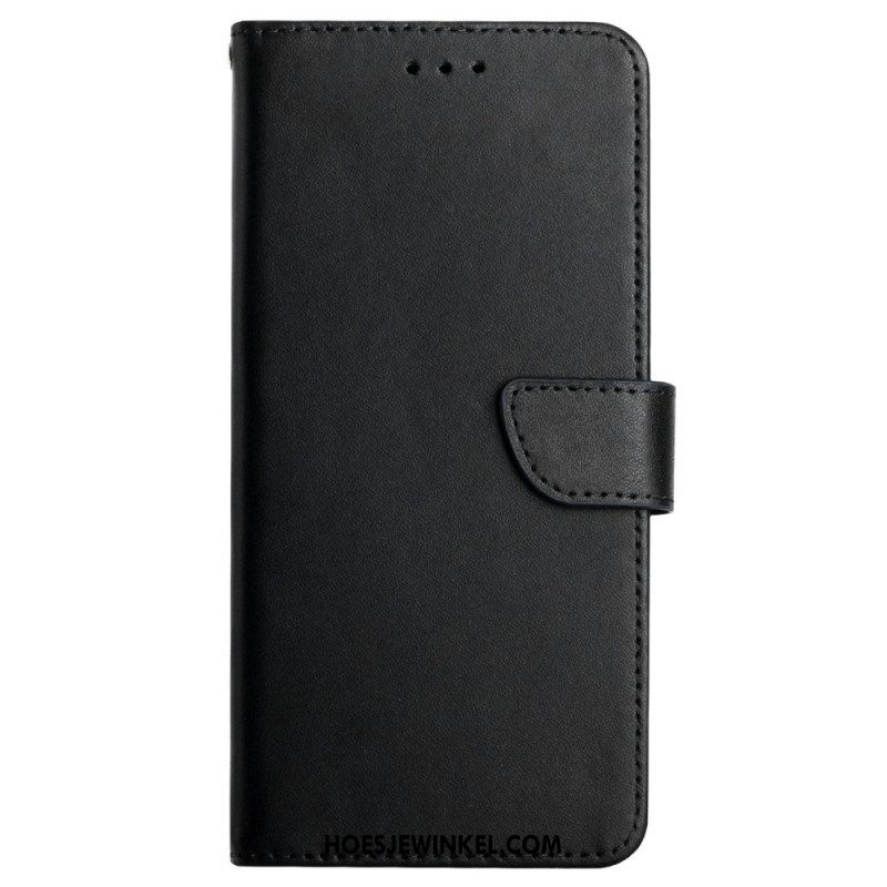 Folio-hoesje voor OnePlus 10T 5G Echt Nappaleer