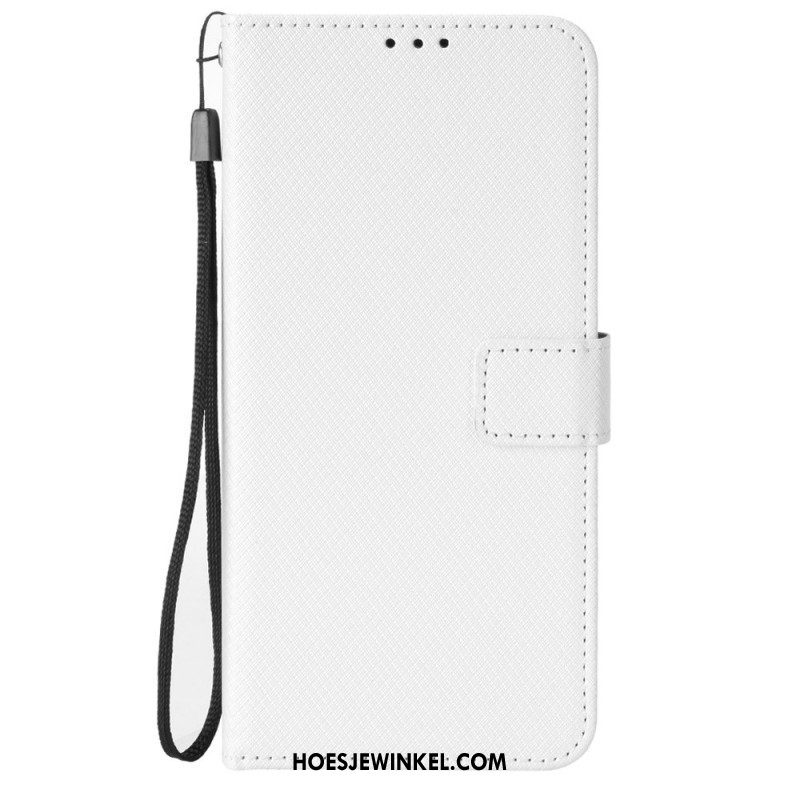 Folio-hoesje voor OnePlus 10T 5G Met Ketting Stijlvol Imitatieleer Met Bandjes