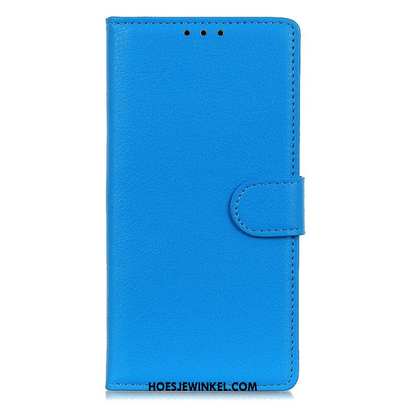 Folio-hoesje voor OnePlus 10T 5G Traditioneel Kunstleer