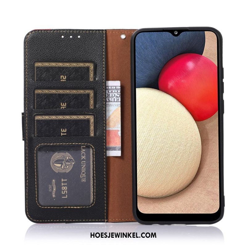 Folio-hoesje voor OnePlus 11 5G Lychee-stijl Rfid Khazneh