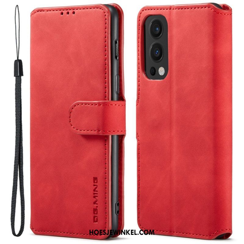 Folio-hoesje voor OnePlus Nord 2 5G Dg.ming Retro