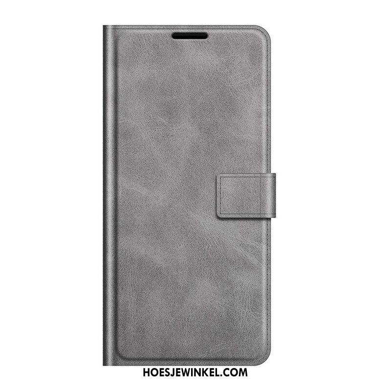 Folio-hoesje voor OnePlus Nord 2 5G Slank Extreem Leereffect