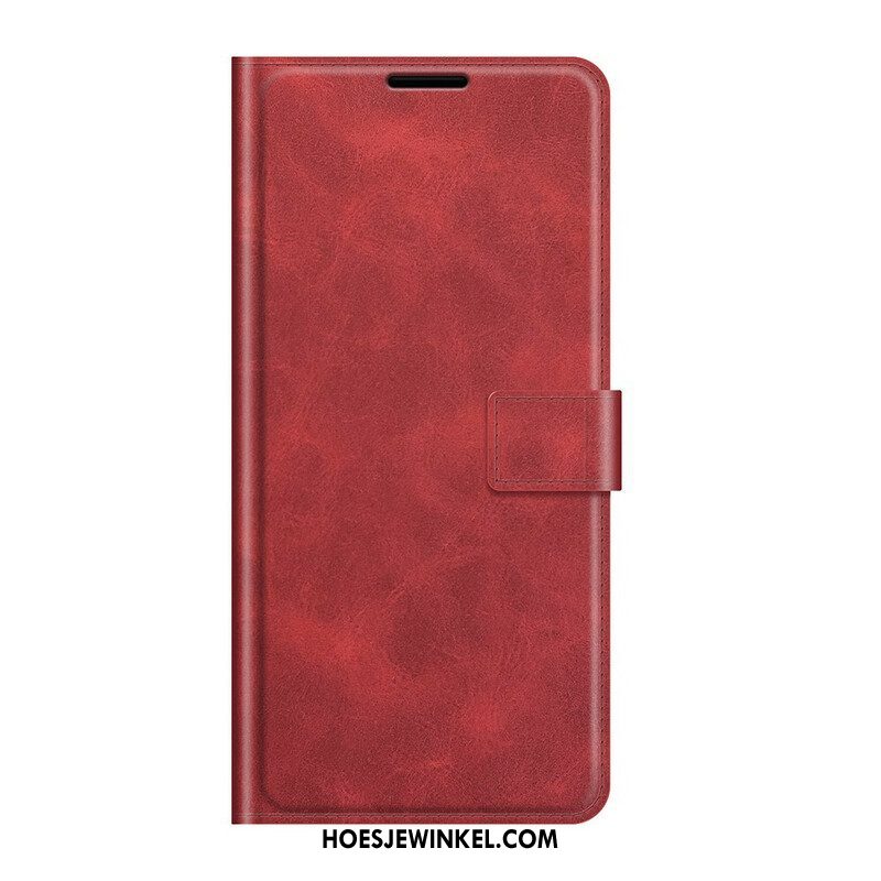 Folio-hoesje voor OnePlus Nord 2 5G Slank Extreem Leereffect