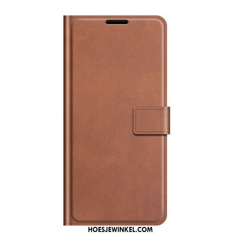 Folio-hoesje voor OnePlus Nord 2 5G Slank Extreem Leereffect