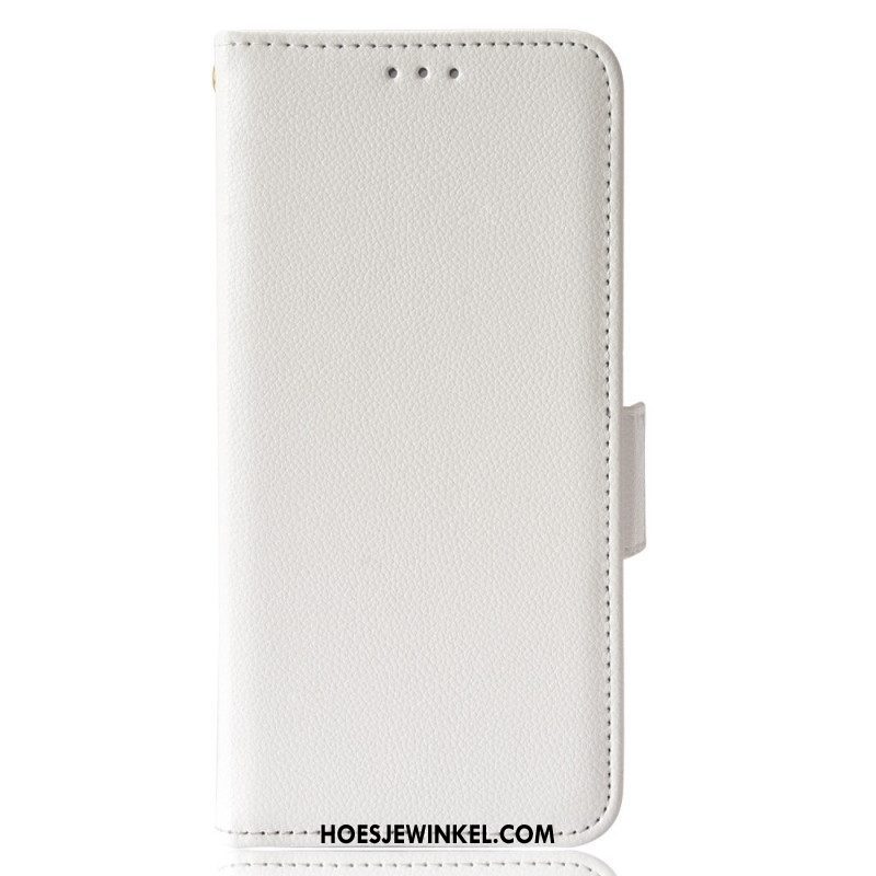 Folio-hoesje voor OnePlus Nord 2T 5G Lychee-textuur