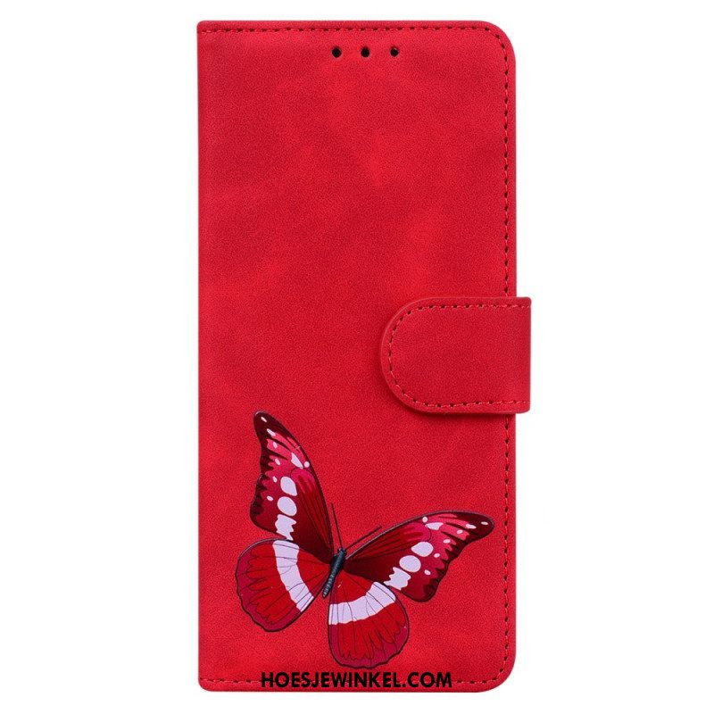 Folio-hoesje voor OnePlus Nord CE 2 5G Discrete Vlinder