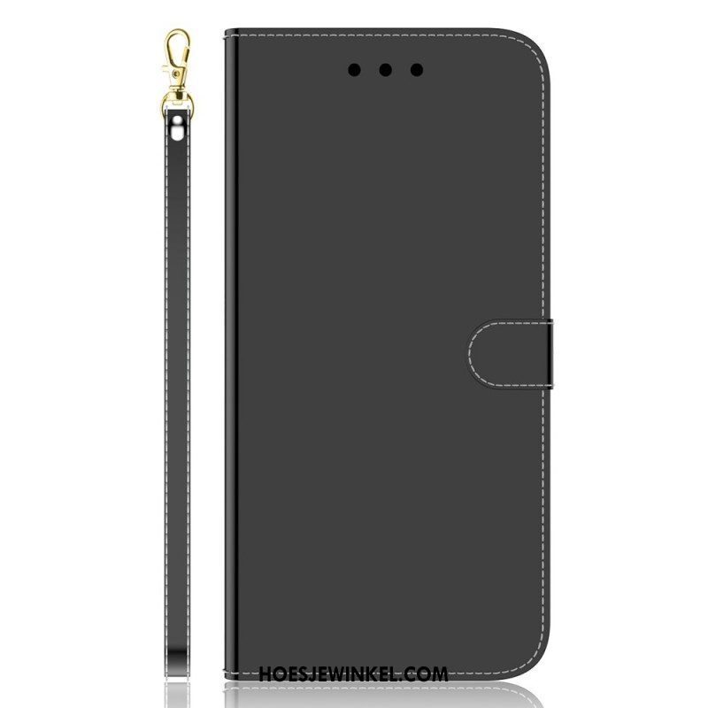 Folio-hoesje voor OnePlus Nord CE 2 5G Met Ketting Kunstleren Riem