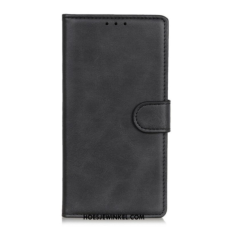 Folio-hoesje voor Oppo A16 / A16s Retro Mat Leereffect