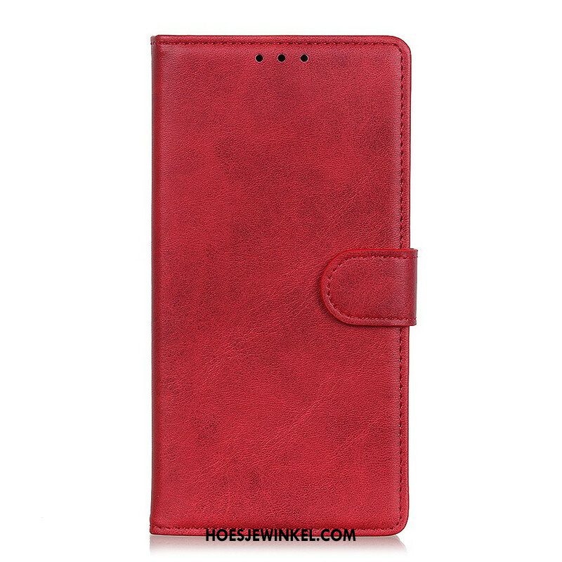 Folio-hoesje voor Oppo A16 / A16s Retro Mat Leereffect