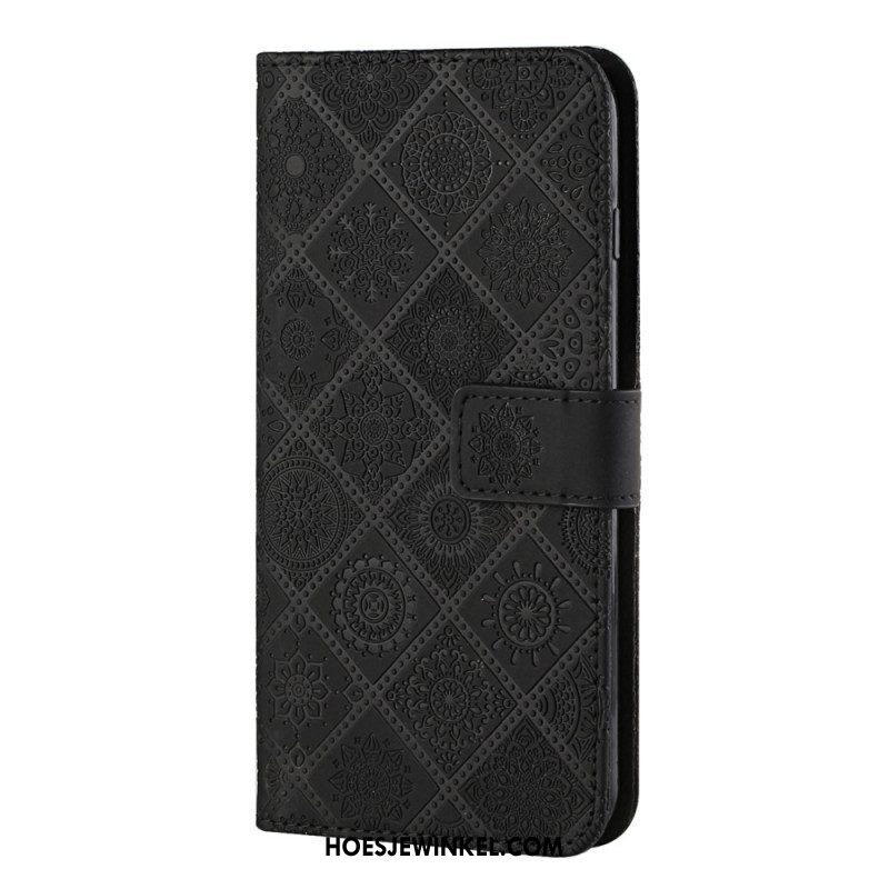 Folio-hoesje voor Oppo A16 / A16s Tapijt Patroon