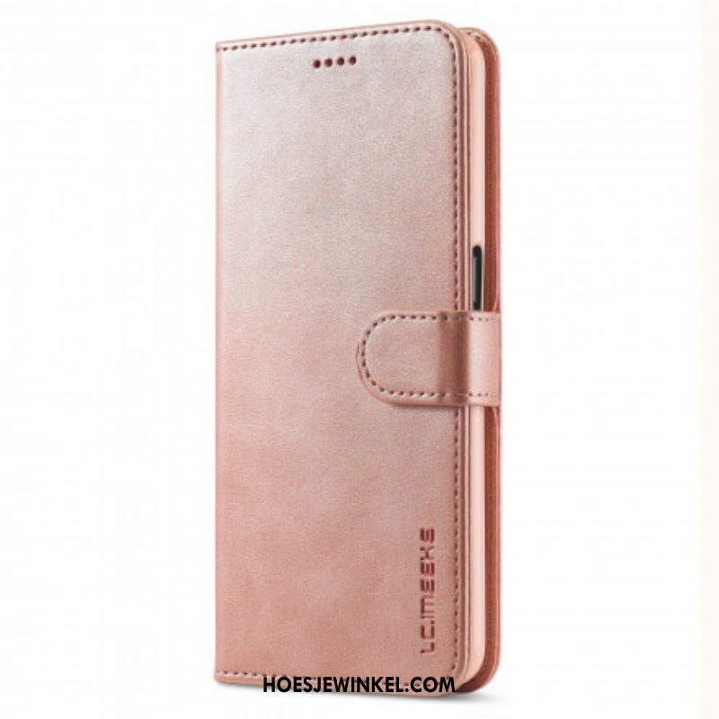 Folio-hoesje voor Oppo A54 5G / A74 5G Lc.imeeke Ledereffect