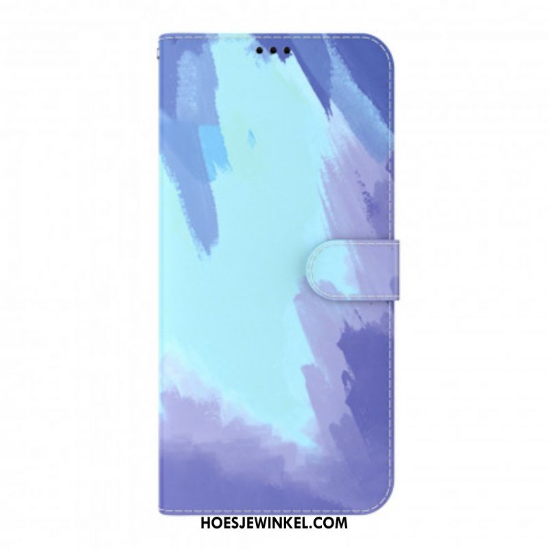 Folio-hoesje voor Oppo A54 5G / A74 5G Waterverf