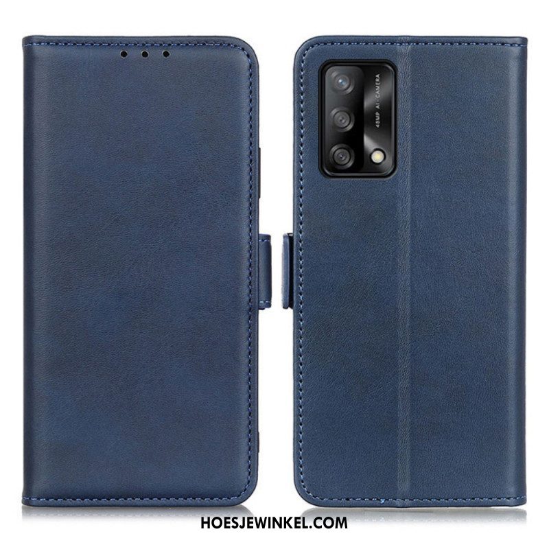 Folio-hoesje voor Oppo A74 4G Flip Case Dubbele Klep