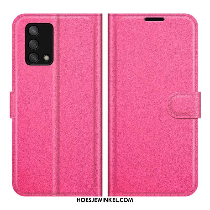 Folio-hoesje voor Oppo A74 4G Klassiek