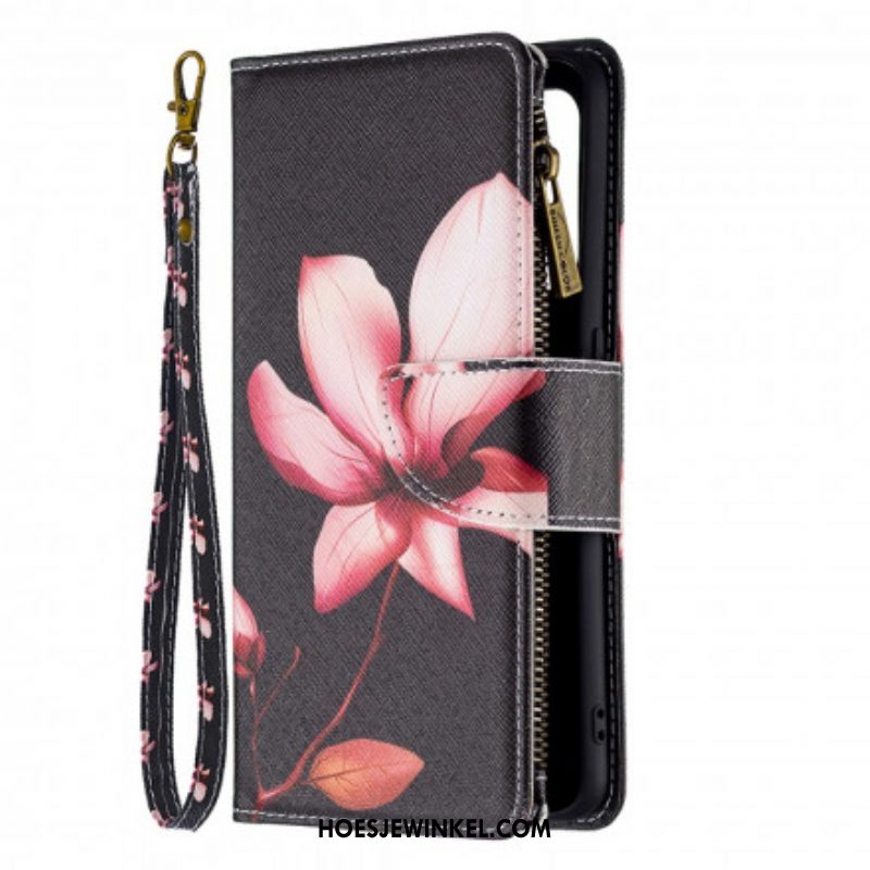 Folio-hoesje voor Oppo A94 5G Bloemzak Met Ritssluiting