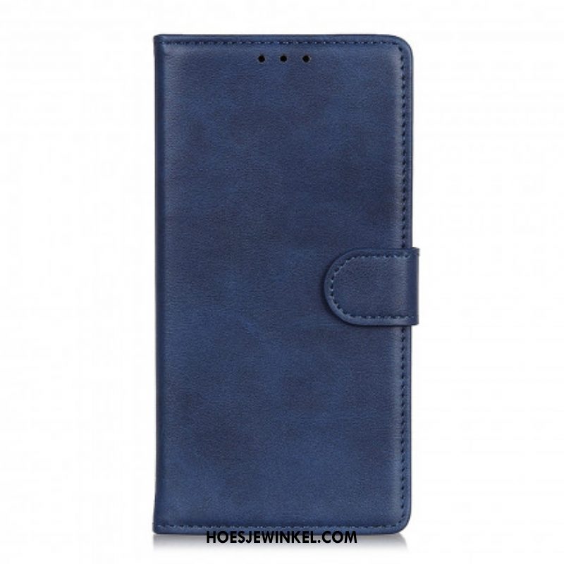 Folio-hoesje voor Oppo A94 5G Retro Mat Leereffect